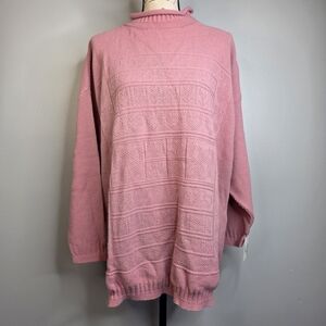 Vintage 80s 90s spunky oversized chunky knit sweater sz S